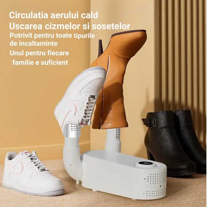 Uscator electric pentru incaltaminte, caciuli, manusi, sterilizare UV