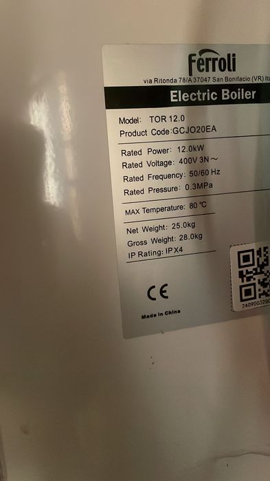 Centrală electrică ferroli de 12kw