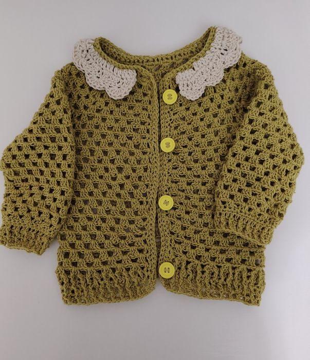 Cardigan crosetat