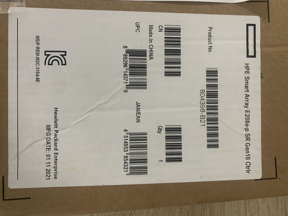 Raid контроллер 804398-B21 HPE Smart Array E208e-p