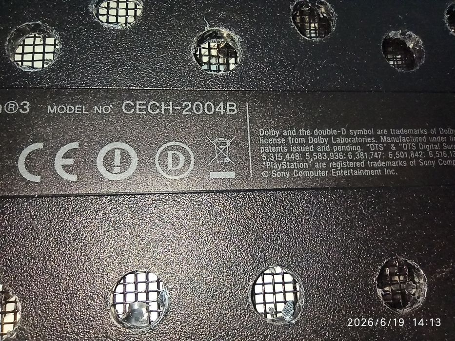Vând PS3 Cech2004B pt piese Sursă Ventilator Racitor HDD WD320gb