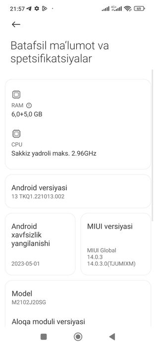 Poco x3 pro sotiladi ideal rodnoy hama joyi