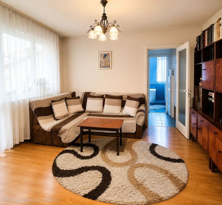 Apartament 3 camere, 56 mp utili + balcon închis, centrală proprie, etaj 3/4 – zona Corvin, Hunedoara