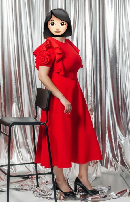 Продам красивое,  красное платье,