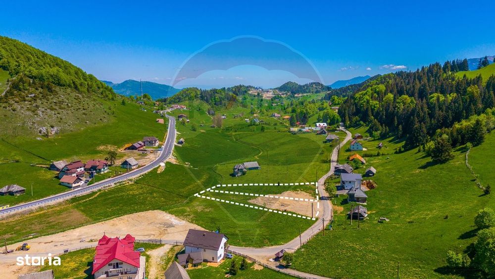 Fundata Centru | 3.962 Mp Asfalt + Utilități | Vedere Bucegi