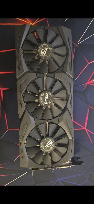 Placa video ASUS Radeon RX 580 ROG STRIX GAMING O8G 8GB GDDR5 256-bit