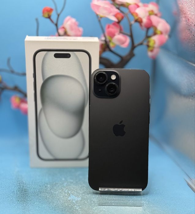 ПЕРФЕКТЕН! Apple iPhone 15, 128GB, 5G, Black
