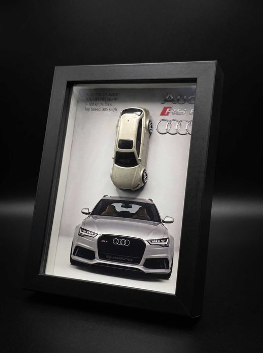 Tablou decorativ 20x15 cm cu Audi RS6 Avant .