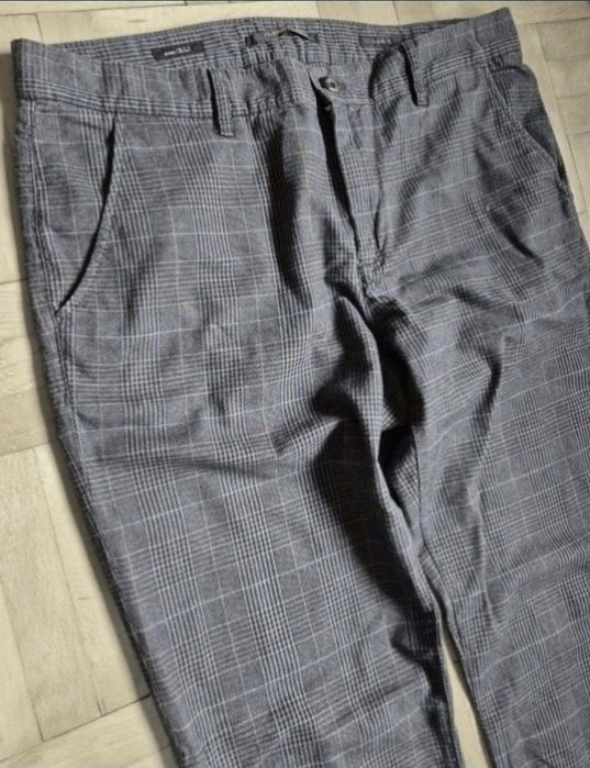 Pantaloni Bărbătești Alberto Lou-J Colour Check, Regular Fit - W36/L34