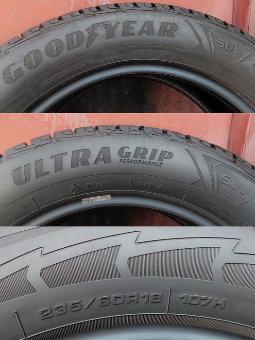 4бр. зимни гуми 235/60/18 GoodYear Ultra Grip Performance 
dot23
