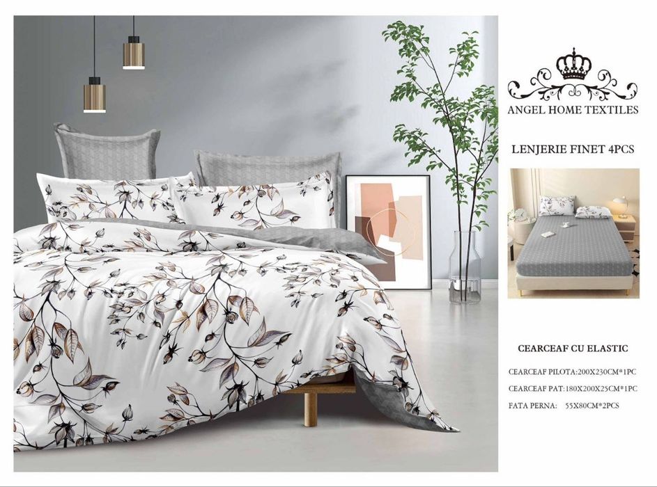 Lenjerii Finet 4 piese cu elastic