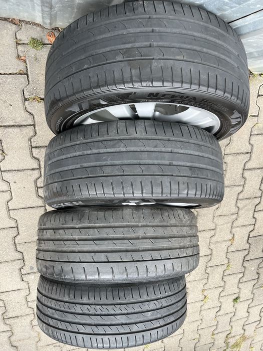 Jante aliaj 5x112mm, anvelope vara 225/50 R17, Mercedes, Audi, Seat Skoda VW
