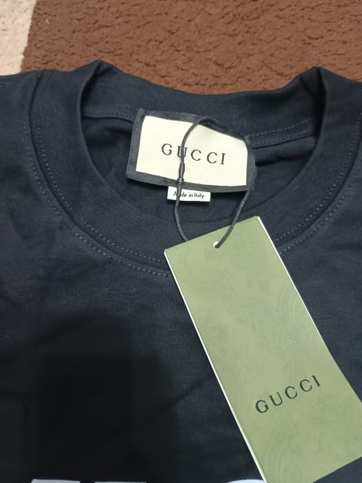 Tricou Gucci Blade Logo - Negru (Mărimea XL)