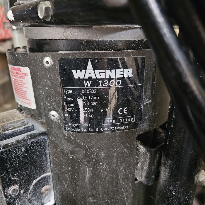 Професионална машина  безвъздушно боядисване  шпакловане wagner w1300