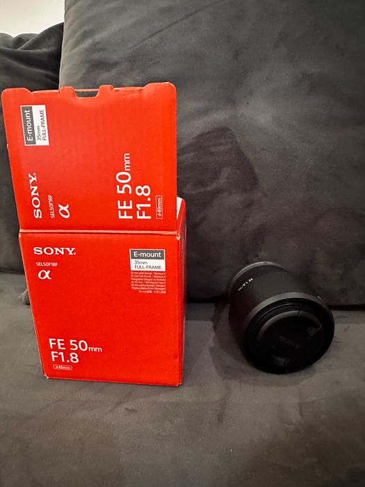 Обектив Sony FE 50 mm/ F 1.8 за E-mount в гаранция