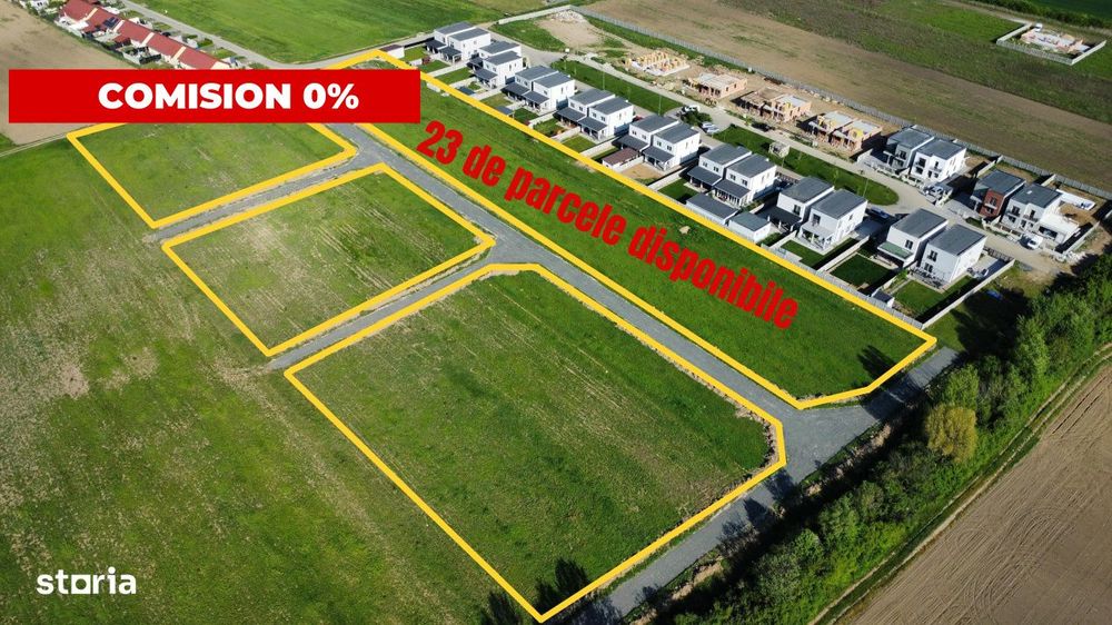 Teren pentru duplex sau casa individuala - Bucovat - Comision 0%