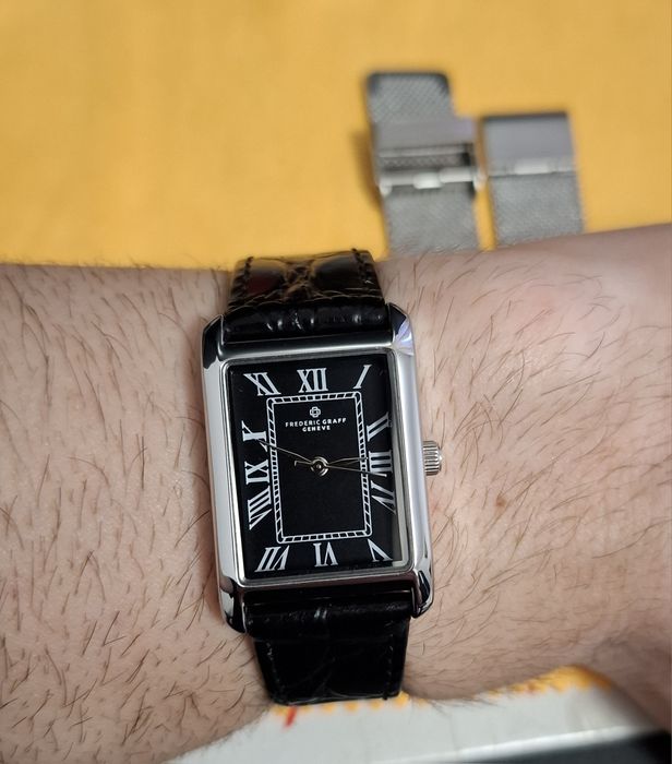 Ceas Frederic Graff Tank Black - NOU