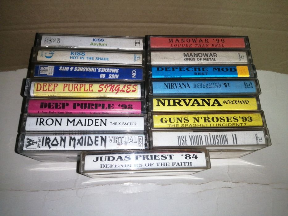 Касети с Рок и метъл изпълнители