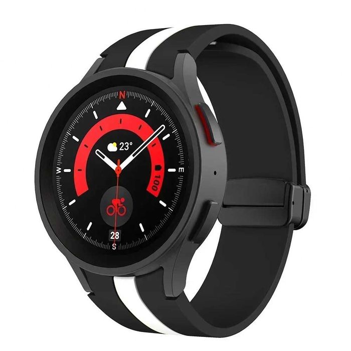 Curea silicon magnetica 20mm ceas Samsung Watch 4 5 Watch 6 / 7 / 8