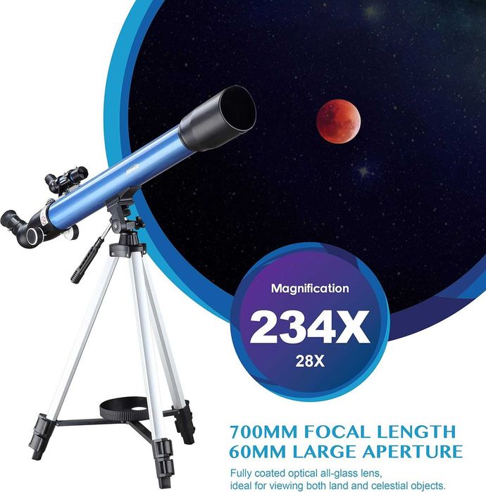Телескоп AOMEKIE увеличение 234x за възрастни и деца