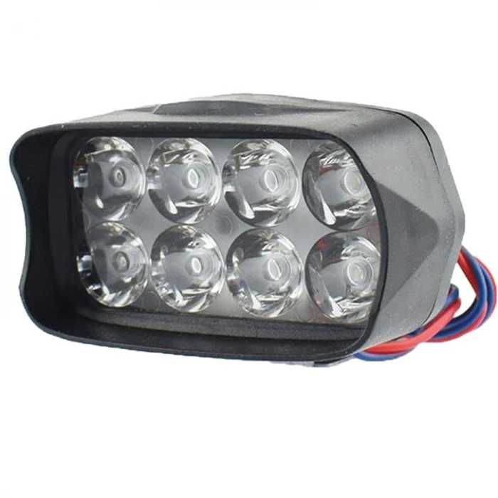 LAMPA FAR proiector LED MOTO BICICLETA trotineta ATV 12V 24V 36V 48V