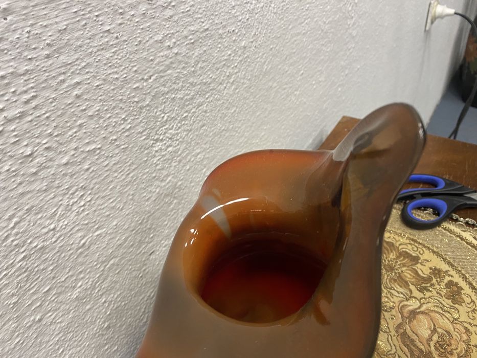 Италианска ваза от мурано стъкло