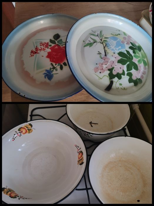 Блюда, миски глубокие, эмаль