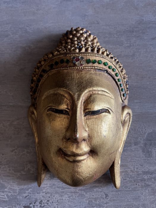 Figurina lemn Buddha