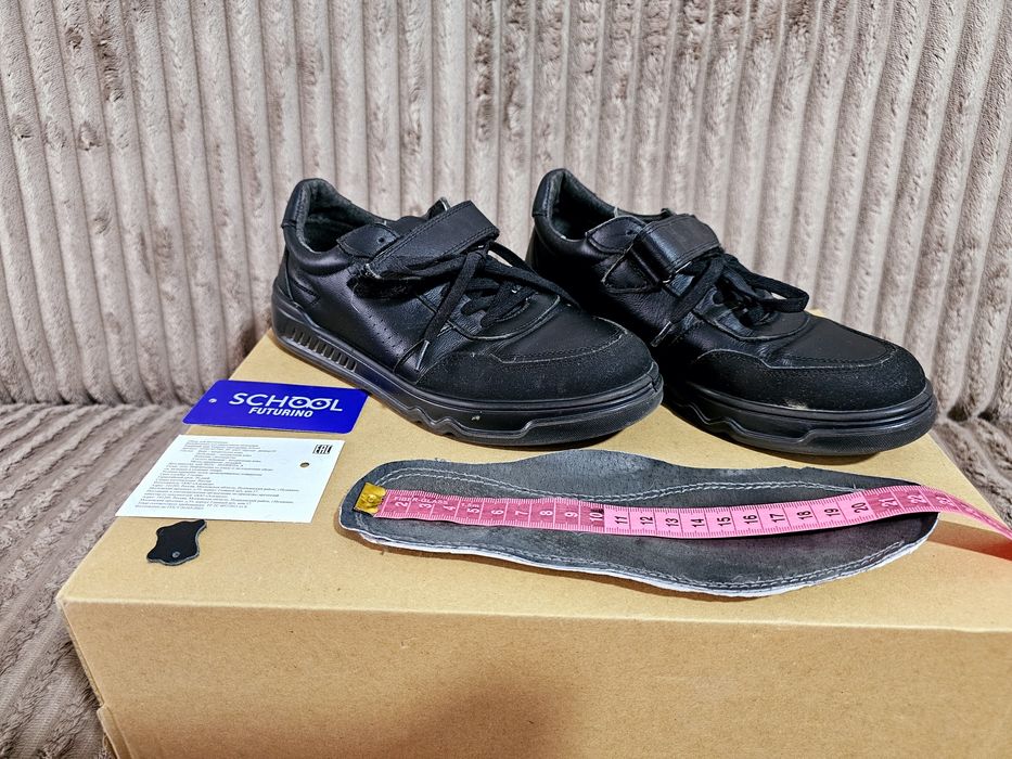 Школьные ботинки из натуральной кожи 35 р.