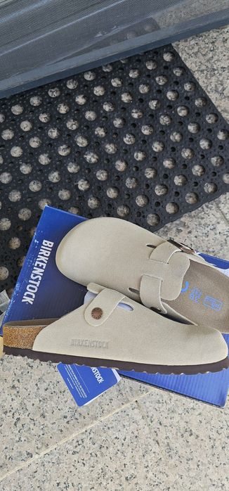 Birkenstock boston size 38 khaki bej