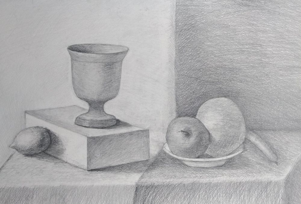 Натюрморт с молив