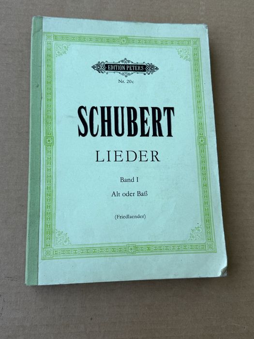 Franz Schubert. Lieder band I