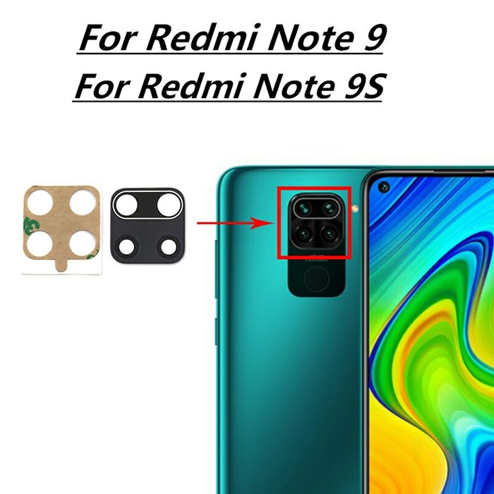 За Xiaomi Redmi Note 9 и 9S стъкло за задна камера.