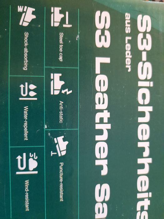 Зимни кожени обувки с бомбе/работни обувки номер 46 Parkside