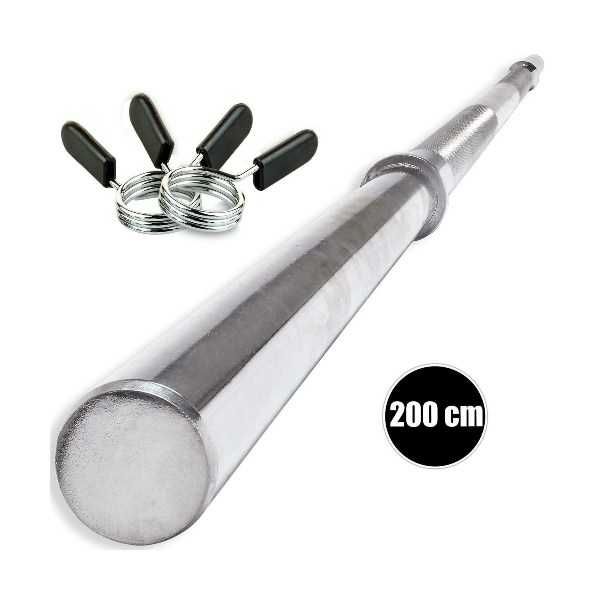 Прав Лост ø30 мм - 200 см, Лостове за Тренировки, Фитнес Щанга