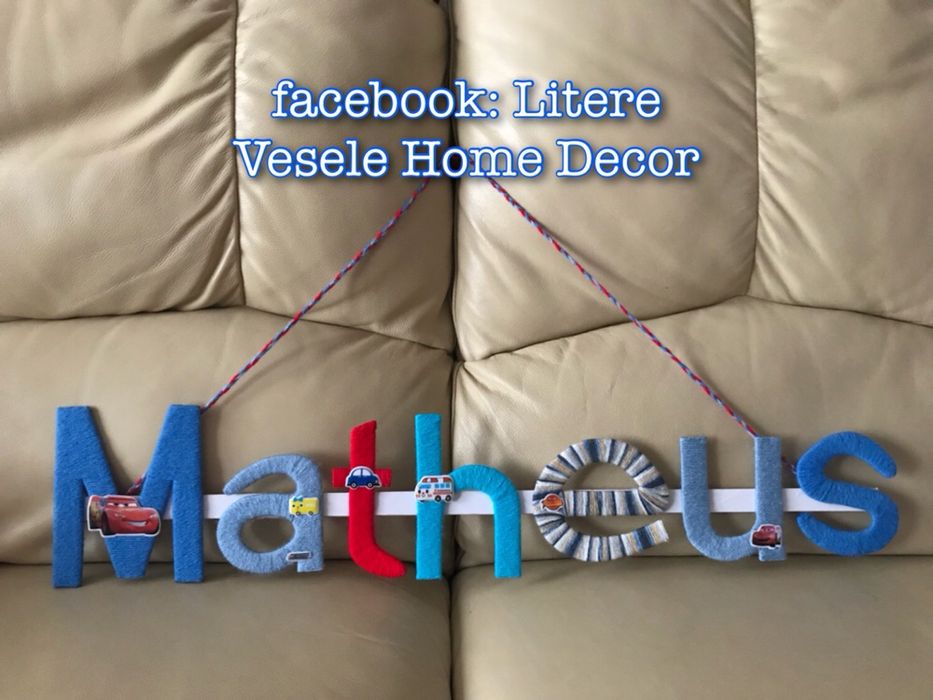 Litere personalizate handmade