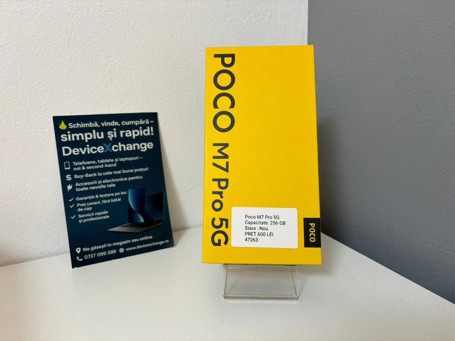 Pocco M7 Pro 5G 256 GB NOU * Garantie *Buy Back * deviceXchange