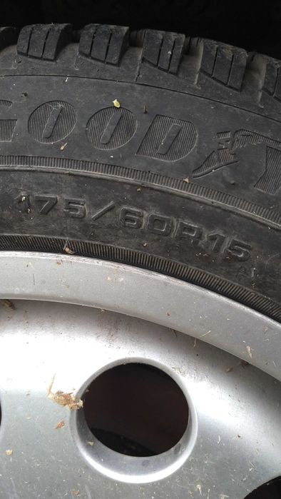 Джанти 5х100 R15 (телефонни Шайби)със зимни гуми карани 500 километра