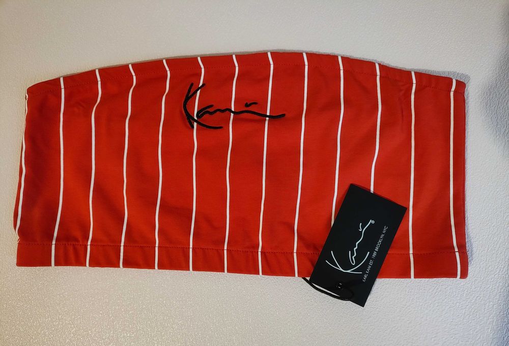 НОВО с етикет! Бюстие Karl Kani , размер M, червено