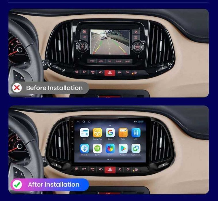 Fiat Doblo 2015 - 2019 Мултимедия Навигация Android