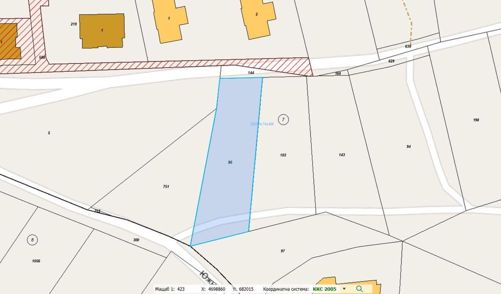 Продава се Парцел в Созопол - 806 кв.м за 85 €/кв.м - Снимка #3