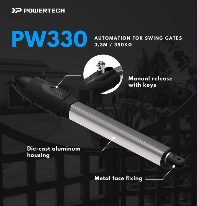 Автоматика распашных ворот Powertech PSA 1200