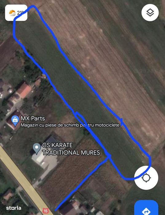 Teren intravilan la Ernei 24999 de euro