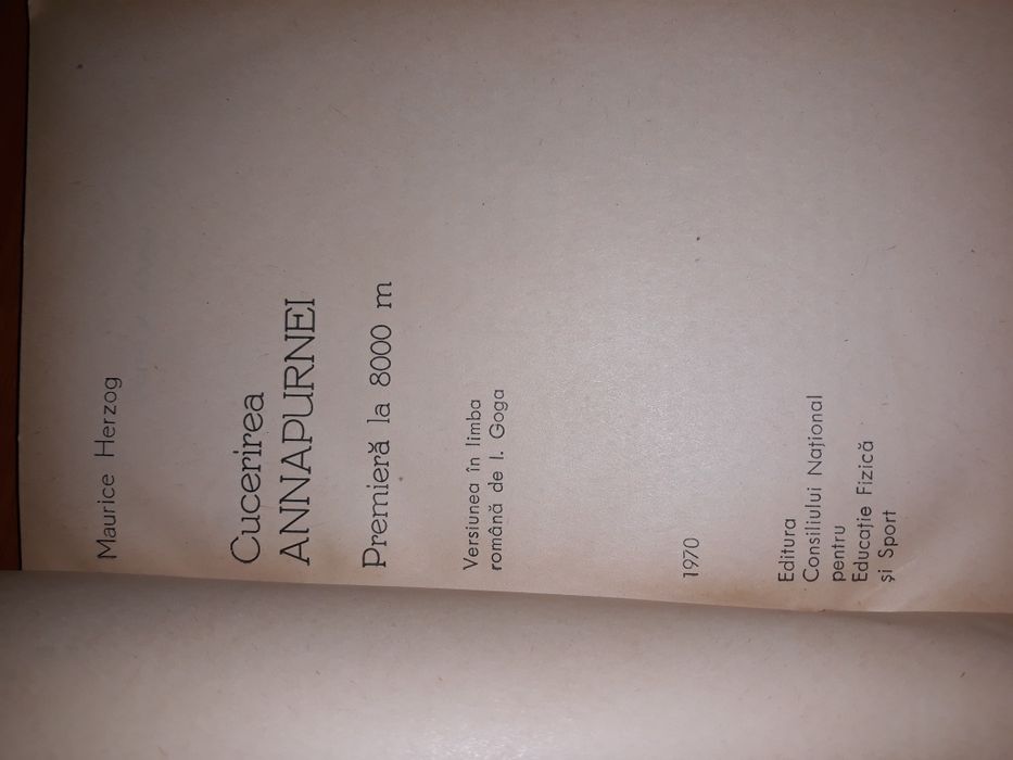 Cucerirea Annapurnei - Maurice Herzog