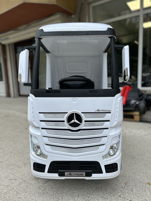 Детски Акумулаторен Камион Mercedes ACTROS, 4х4, 140W, 24V, EVA гуми