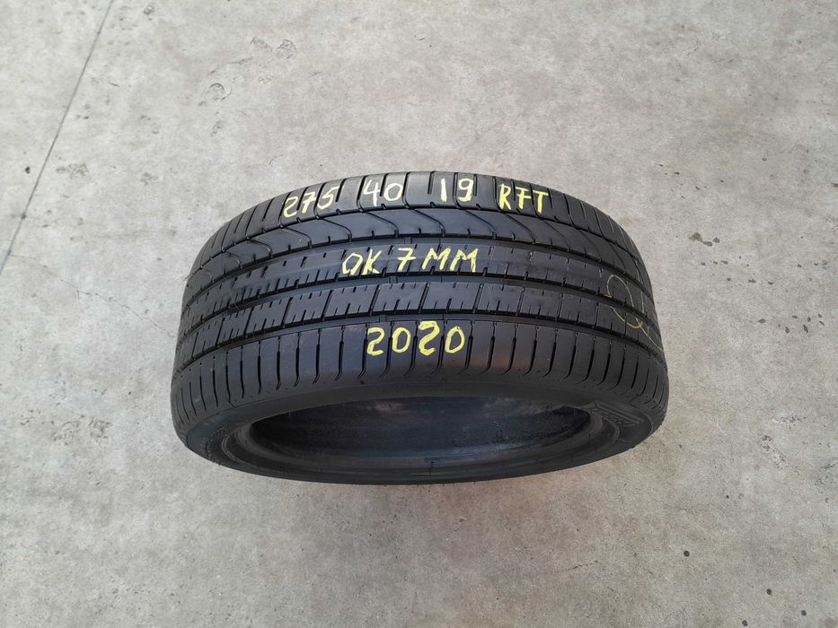 O anvelopa de vara 275 40 19 pirelli p zero run flat profil 7 mm