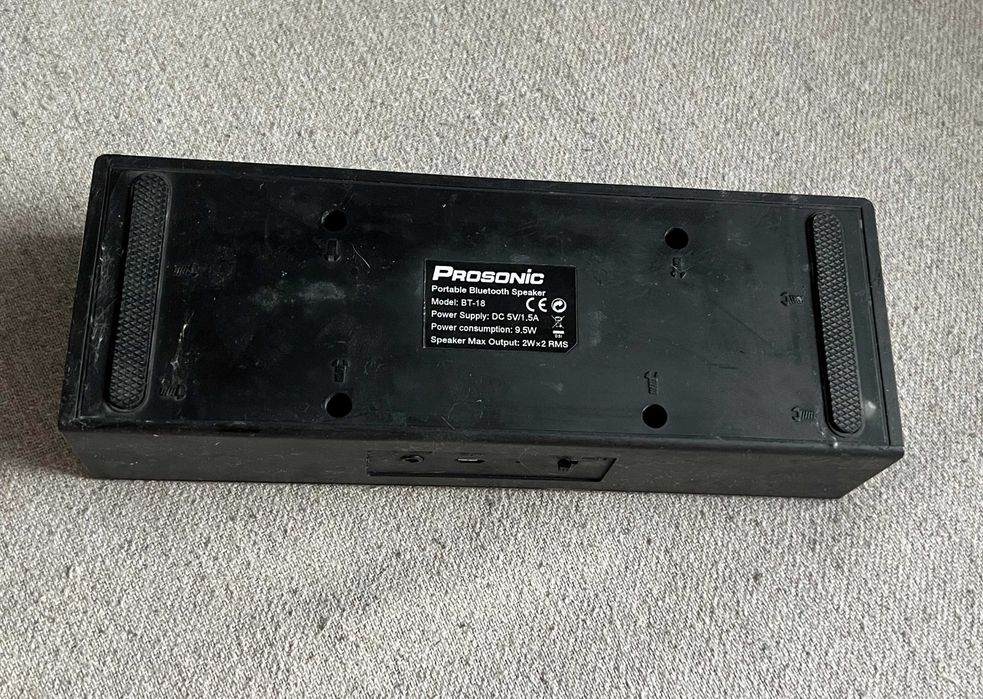 Boxă Bluetooth Prosonic BT-18 portabilă, 2×2W, funcțională