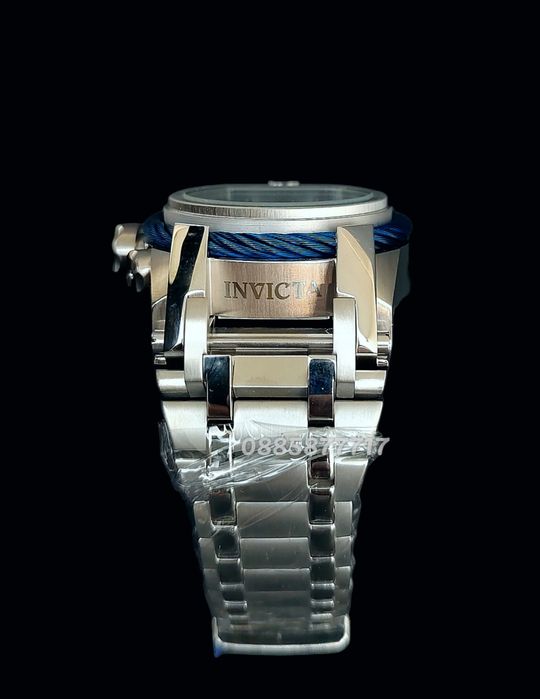 часовник INVICTA Bolt Zeus Silver/Blue 52 mm, Инвикта нов