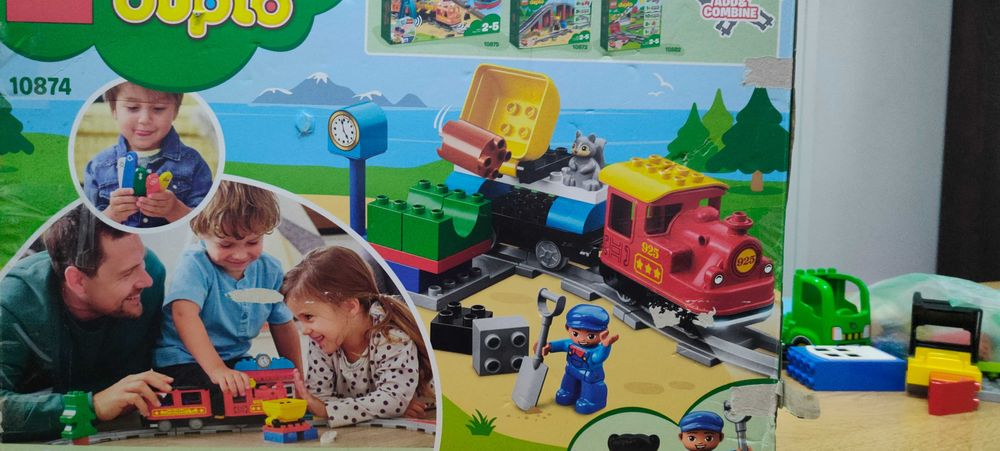 Lego duplo- trenul cu aburi