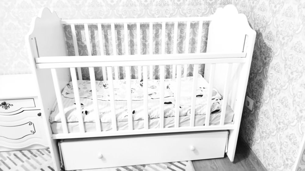 Детский манеж-кровать